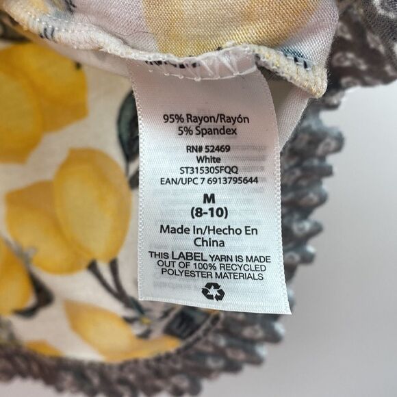 3For$20 Secret Treasures Lounge Lemon Theme Top size Medium - Picture 5 of 6